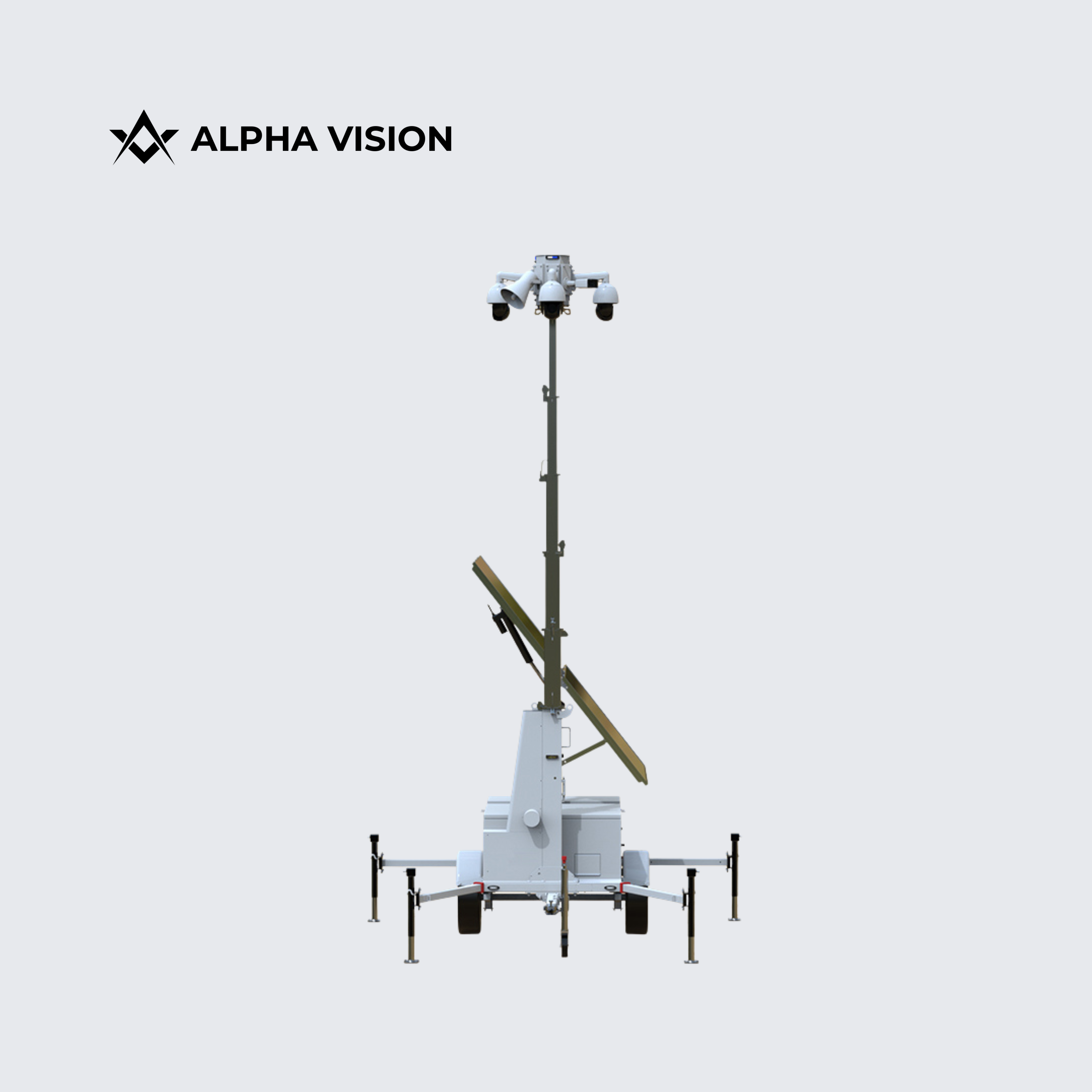 Solar Mobile Surveillance Trailer | Surveillance with AI Agents