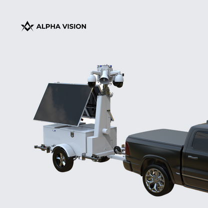 Solar Mobile Surveillance Trailer | Surveillance with AI Agents