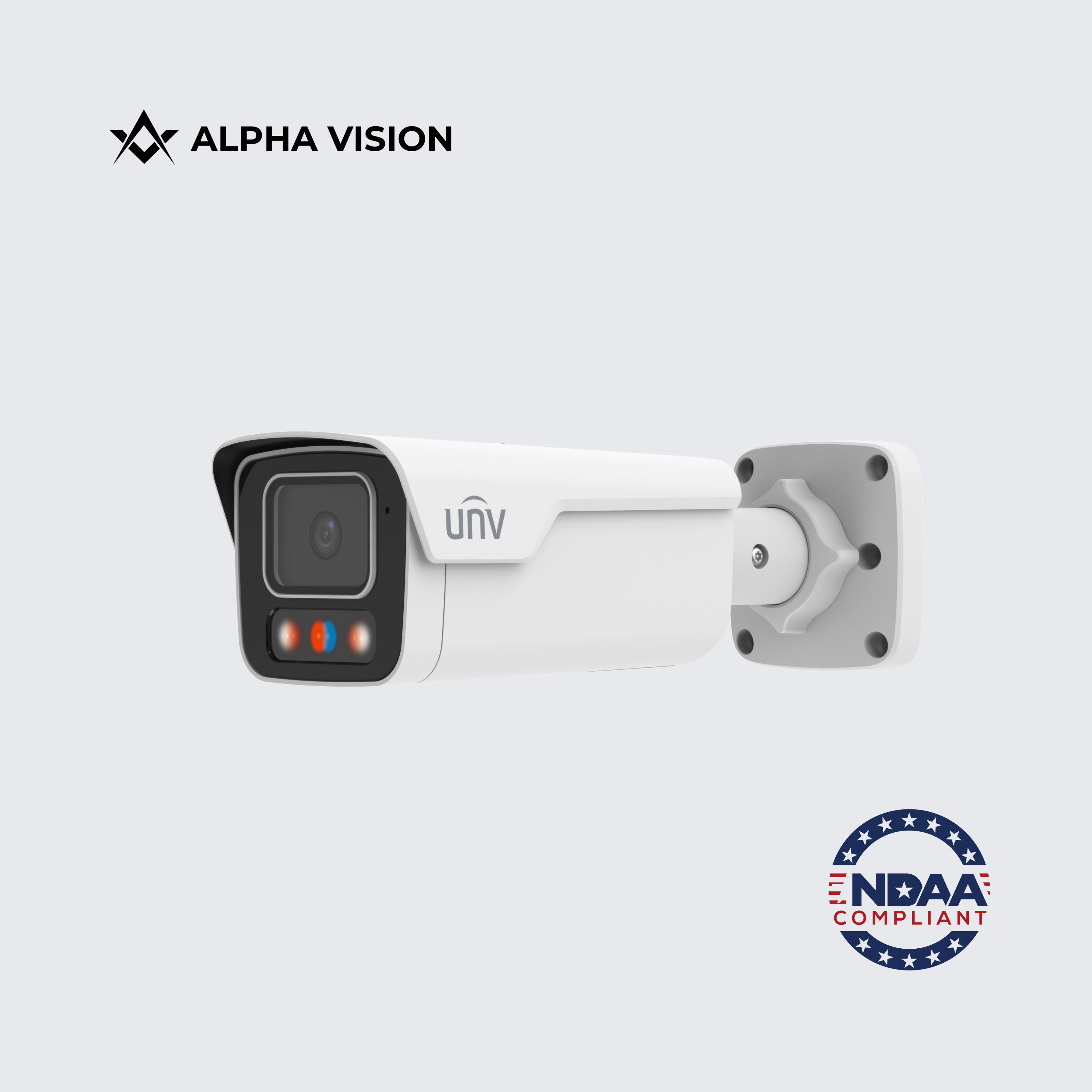 IPC2B14SS‑ADF28KMC‑I1 | Uniview 4MP Tri‑Guard Fixed Dual‑light Bullet Network Camera