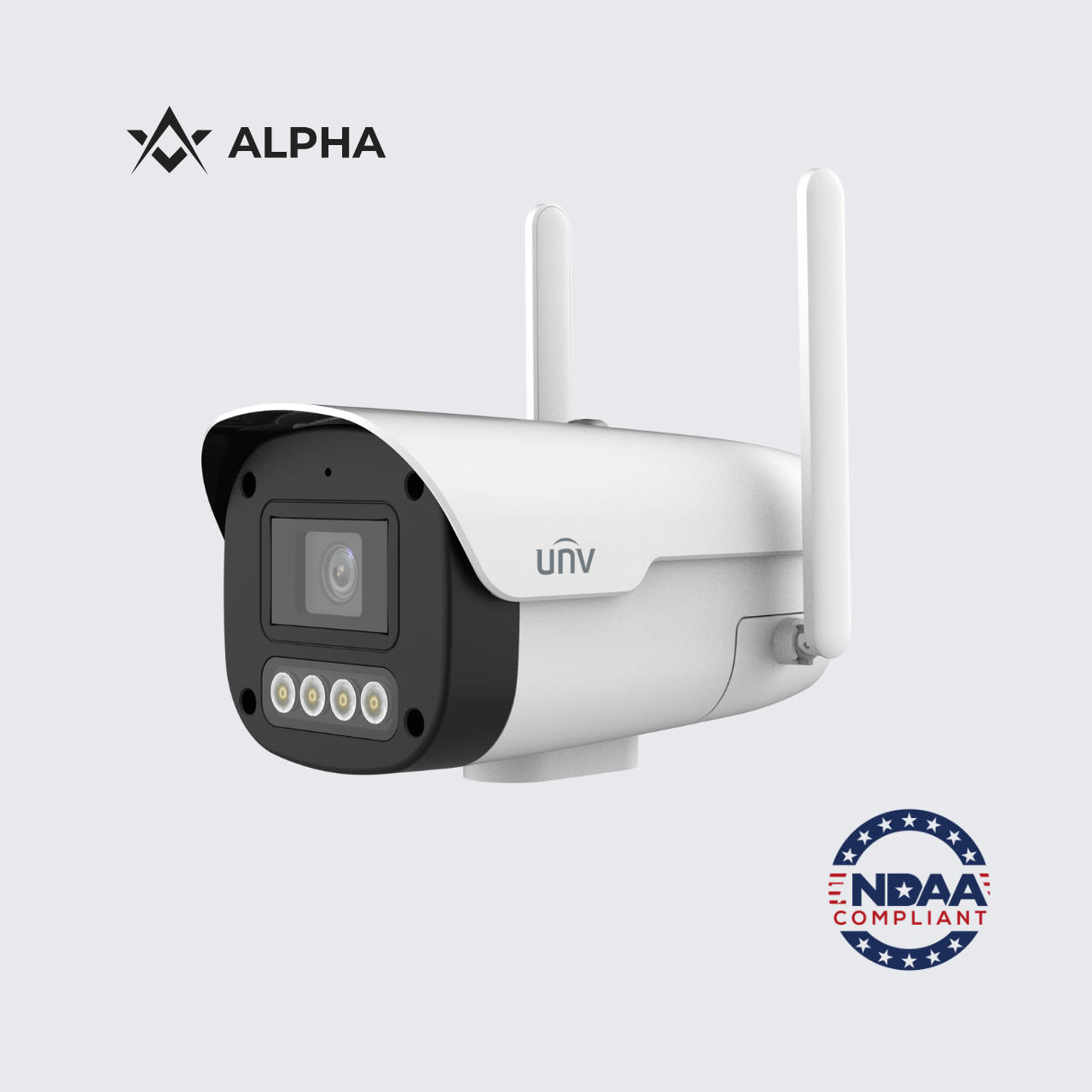 IPC2A14LP-ADF40KC-4G-US | Uniview 4MP 4G Wireless ColorHunter Bullet Camera