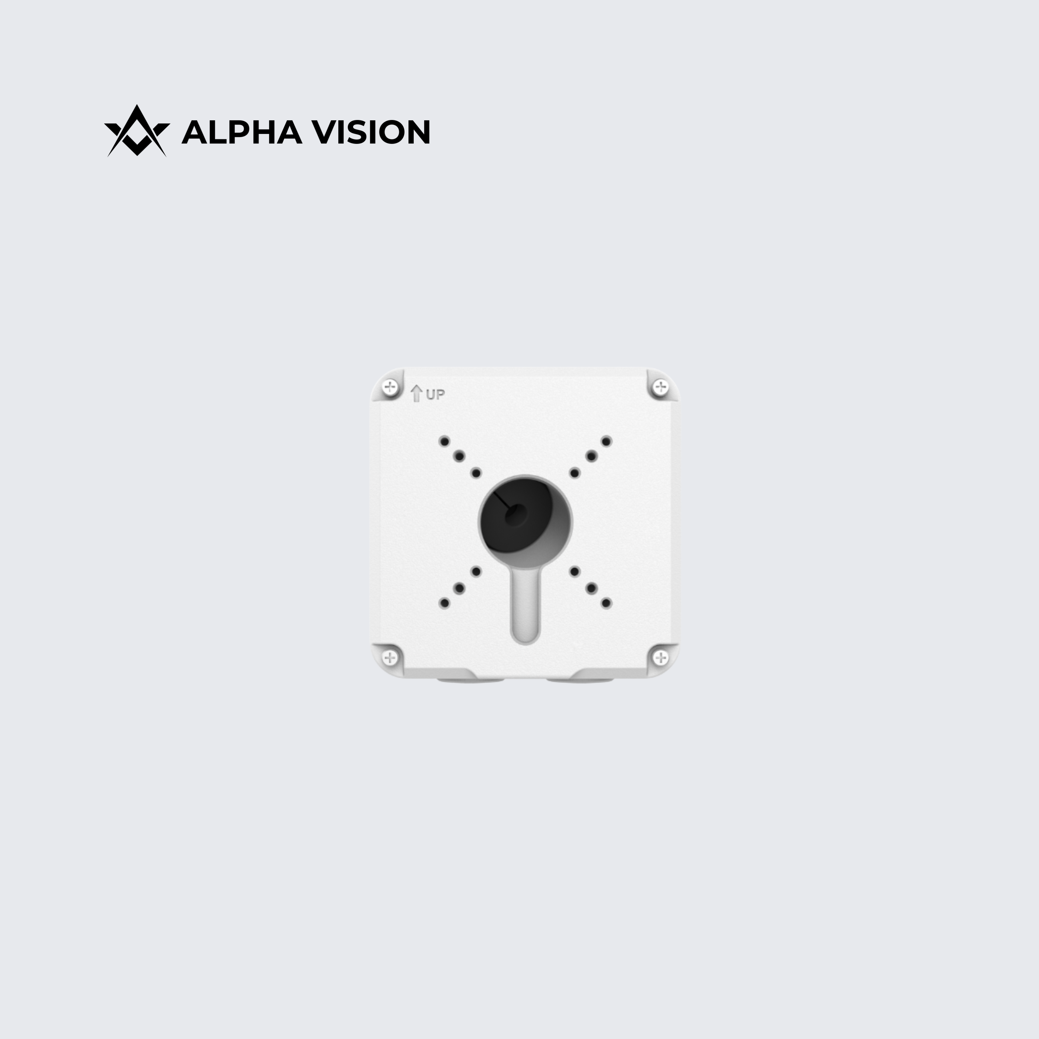 TR-JB07-D-IN | Uniview Indoor Junction Box for Dome Cameras – Metal Construction & Clean Cable Management
