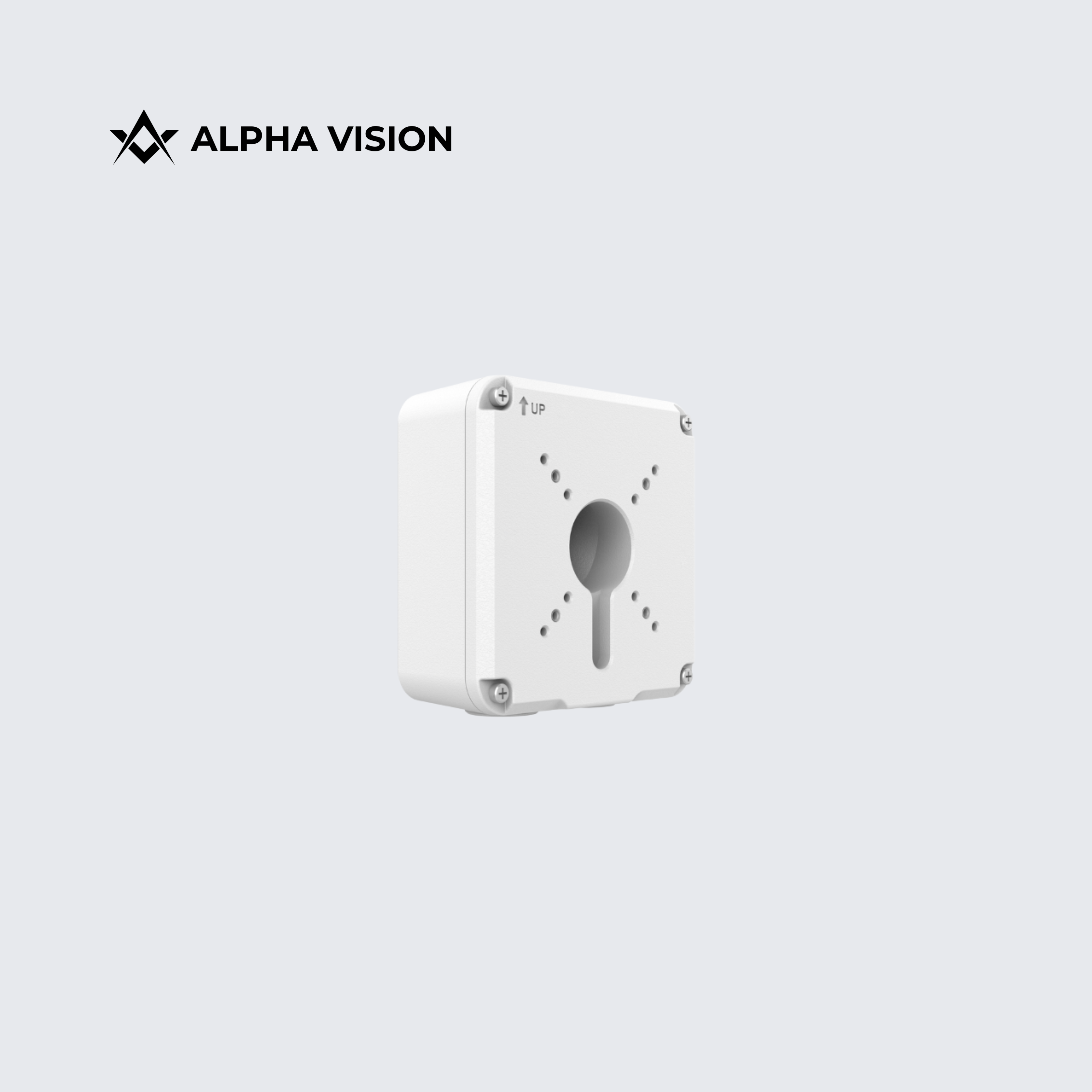 TR-JB07-D-IN | Uniview Indoor Junction Box for Dome Cameras – Metal Construction & Clean Cable Management