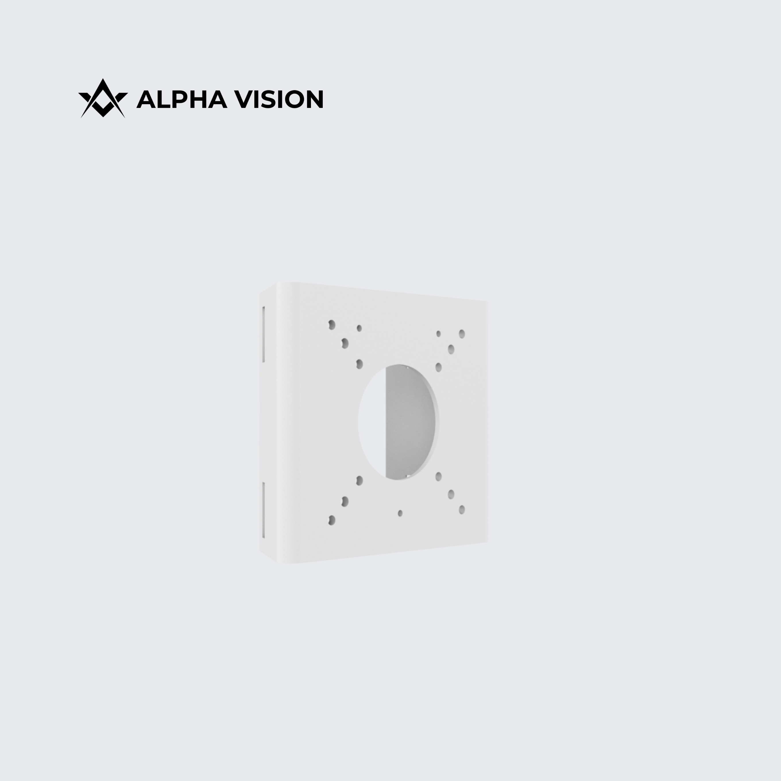 TR-UP06-B-IN | Uniview Indoor Pole Mount Bracket for Dome & Bullet Cameras